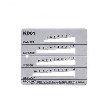 PRO-LOK ProLok: Key Decoder-KW1, SC1, WK1, WE1 PRL-KD01